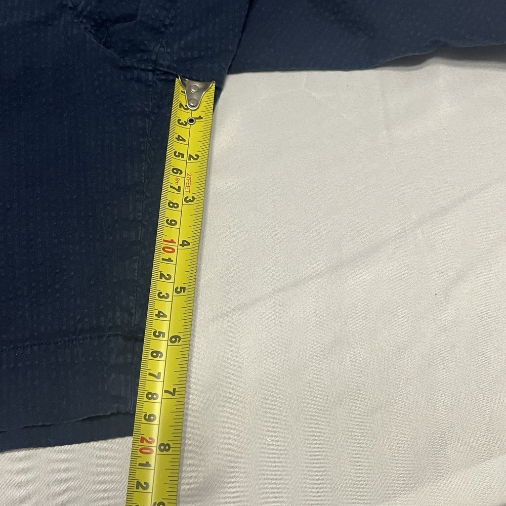 Polo Ralph Lauren Shorts Mens 36 Blue Seersucker Stretch Straight Chino Preppy - Picture 6 of 6